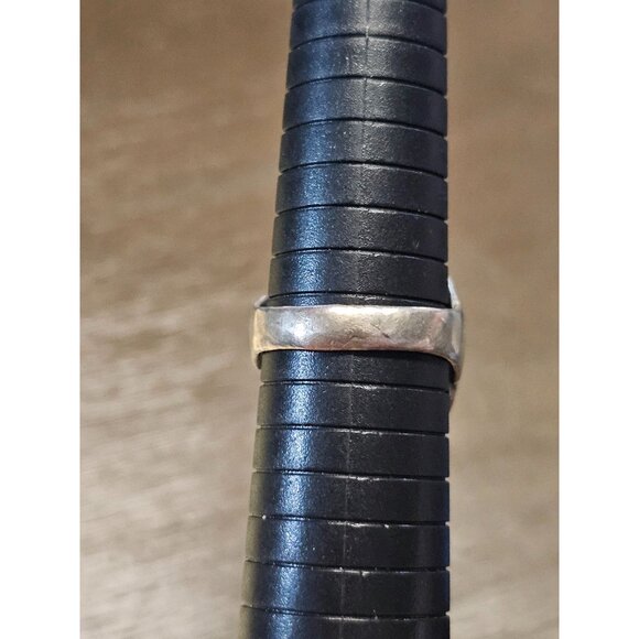 Vintage Sterling Silver Navajo Native American Natural Turquoise Ring Size 12 - Picture 3 of 5